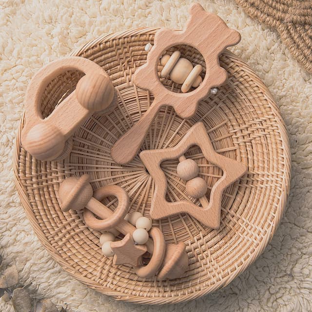 Handmade Wooden Toy Set