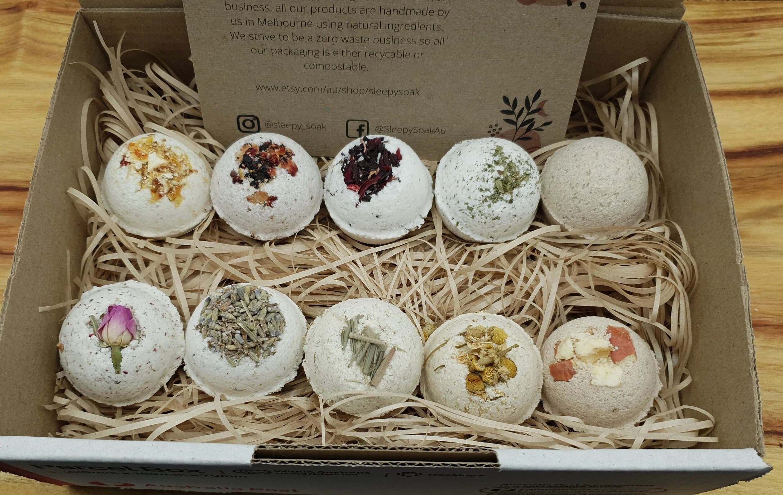 Natural Bath Bombs Set