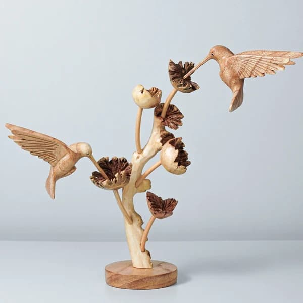 Wooden Hummingbird